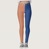 Sierlijke Half en Half Leggings (Voorkant)