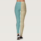 Sierlijke Half en Half Leggings (Achterkant)