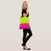 Sierlijke Half en Half Tote Bag (Op model)