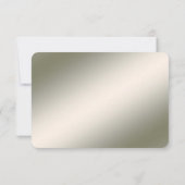Sierlijke Halvemaan Frame RSVP Kaart (Achterkant)