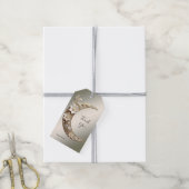 Sierlijke Halvemaanframe Cadeaubijsluiter Cadeaulabel (Met Touw)