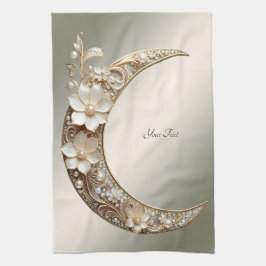 Sierlijke Halvemaanframe Keukendoek Theedoek
