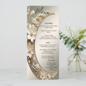 Sierlijke Halvemaanframe Menu (Staand voorkant)