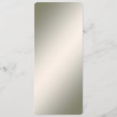 Sierlijke Halvemaanframe Menu (Achterkant)