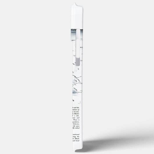 sierlijke hand geschilderd walvis haai Case-Mate iPhone case (Achterkant / Links)