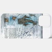 sierlijke hand geschilderd walvis haai Case-Mate iPhone case (Achterkant (horizontaal))