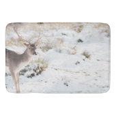 Sierlijke hert in de winter 1 #animal #art badmat (Voorkant)