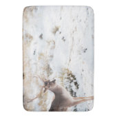 Sierlijke hert in de winter 1 #animal #art badmat (Voorkant Verticaal)