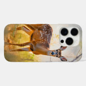 Sierlijke herten in het bos Natuur ontwerp Case-Mate iPhone Case (Achterkant (horizontaal))
