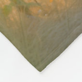 Sierlijke herten in het bos Natuur ontwerp Fleece Deken (Hoek)