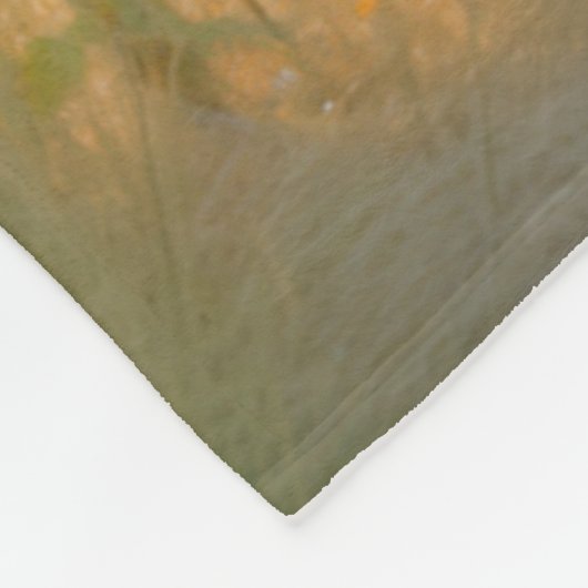 Sierlijke herten in het bos Natuur ontwerp Fleece Deken (Hoek)