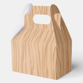 Sierlijke houten patroon viering geveldoos bedankdoosjes (Voorkant)