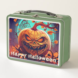 Sierlijke Jack-o-Lantern Gedraaide Tak Halloween