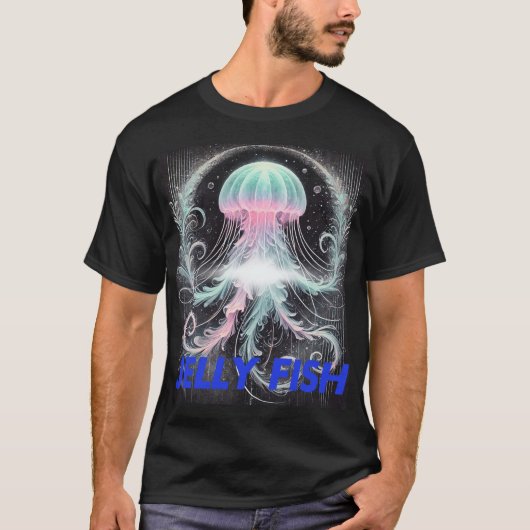Sierlijke Jellyfish Harmony T-shirt (Voorkant)