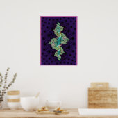 Sierlijke Julia Fractal Poster (Keuken)