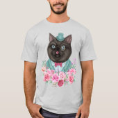 Sierlijke Kat T-shirt (Voorkant)