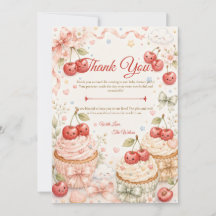 Sierlijke Kersen Baby Shower