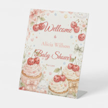 Sierlijke Kersen Baby Shower