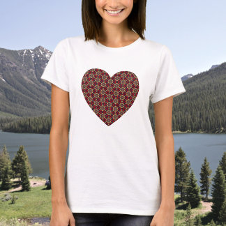 Sierlijke Kersenbloesem Patroon T-Shirt