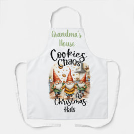 Sierlijke Kerstbakgnomes Schort