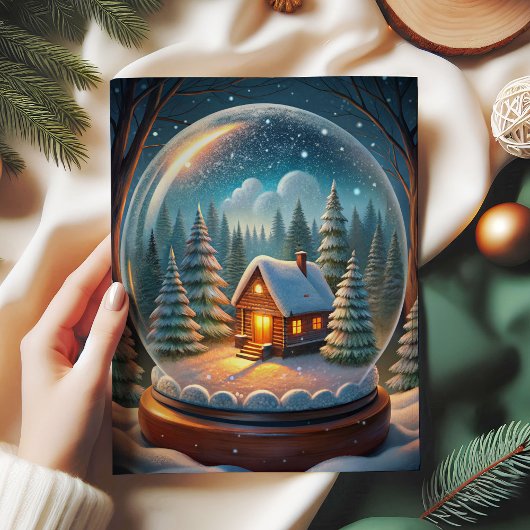 Sierlijke kerstbal hulstbes tissuepapier
