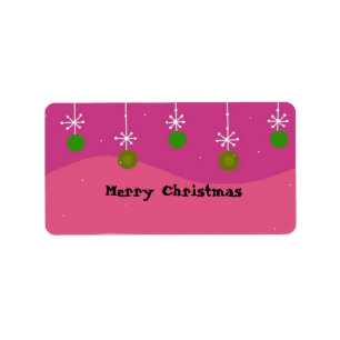 Sierlijke Kerstdecoraties Etiket