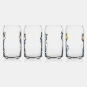 Sierlijke Kerstkatten Blikvorm Glas (Rechts)