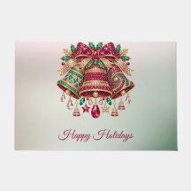 Sierlijke Kerstklokken Kerstmat