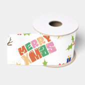 Sierlijke Kerstlint Cute Grosgrain Lint (Spoel)