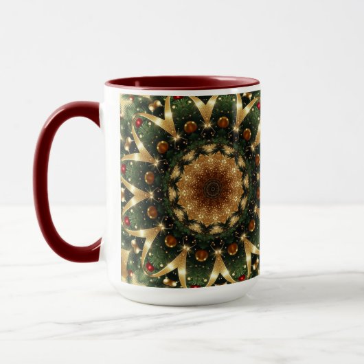 Sierlijke Kerstmug Mok (Links)