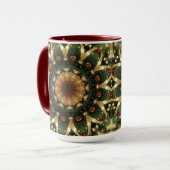 Sierlijke Kerstmug Mok (Voorkant links)