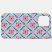 Sierlijke kleurrijke tegel Case-Mate iPhone case (Achterkant (horizontaal))