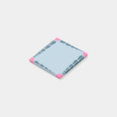 Sierlijke kleurrijke tegel post-it® notes (Schuin)