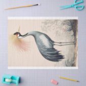 Sierlijke kraan Japans geïnspireerde decoupage pri Tissuepapier (Craft)