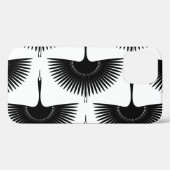 sierlijke kraan: oosterse vogel patroon Case-Mate iPhone case (Achterkant (horizontaal))