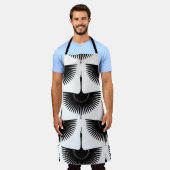 sierlijke kraan: oosterse vogel patroon schort (Gedragen)