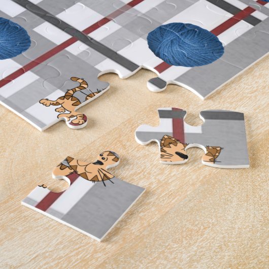 Sierlijke legpuzzel voor kattenliefhebbers (Zijkant)