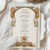 sierlijke Lijst bruiloft Kaart