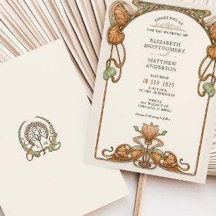  sierlijke Lijst bruiloft Kaart