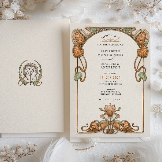  sierlijke Lijst bruiloft Kaart