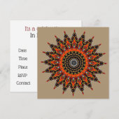 Sierlijke Mandala Kaart (Voorkant / Achterkant)