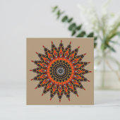 Sierlijke Mandala Kaart (Staand voorkant)