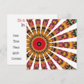 Sierlijke Mandala Kaart (Voorkant / Achterkant)