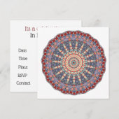 Sierlijke Mandala Kaart (Voorkant / Achterkant)