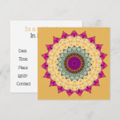 Sierlijke Mandala Kaart (Voorkant / Achterkant)
