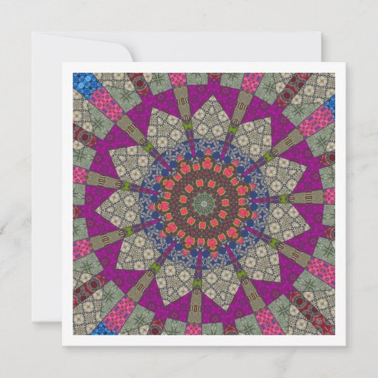Sierlijke Mandala Kaart (Voorkant)