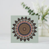 Sierlijke Mandala Kaart (Staand voorkant)