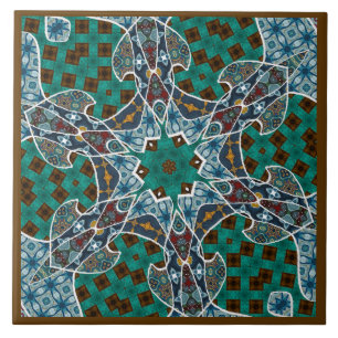 Sierlijke Mandala Keramische Tegel Tegeltje