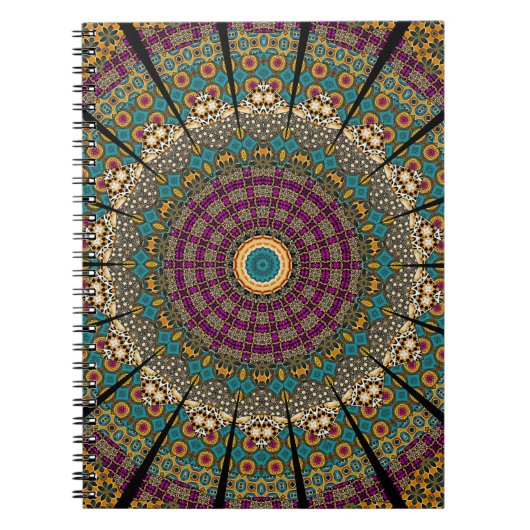 Sierlijke Mandala Notitieboek (Voorkant)