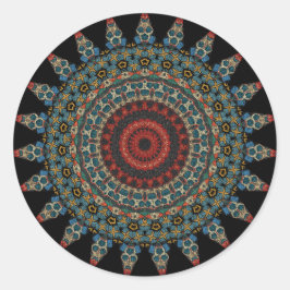 Sierlijke Mandala Ronde Sticker